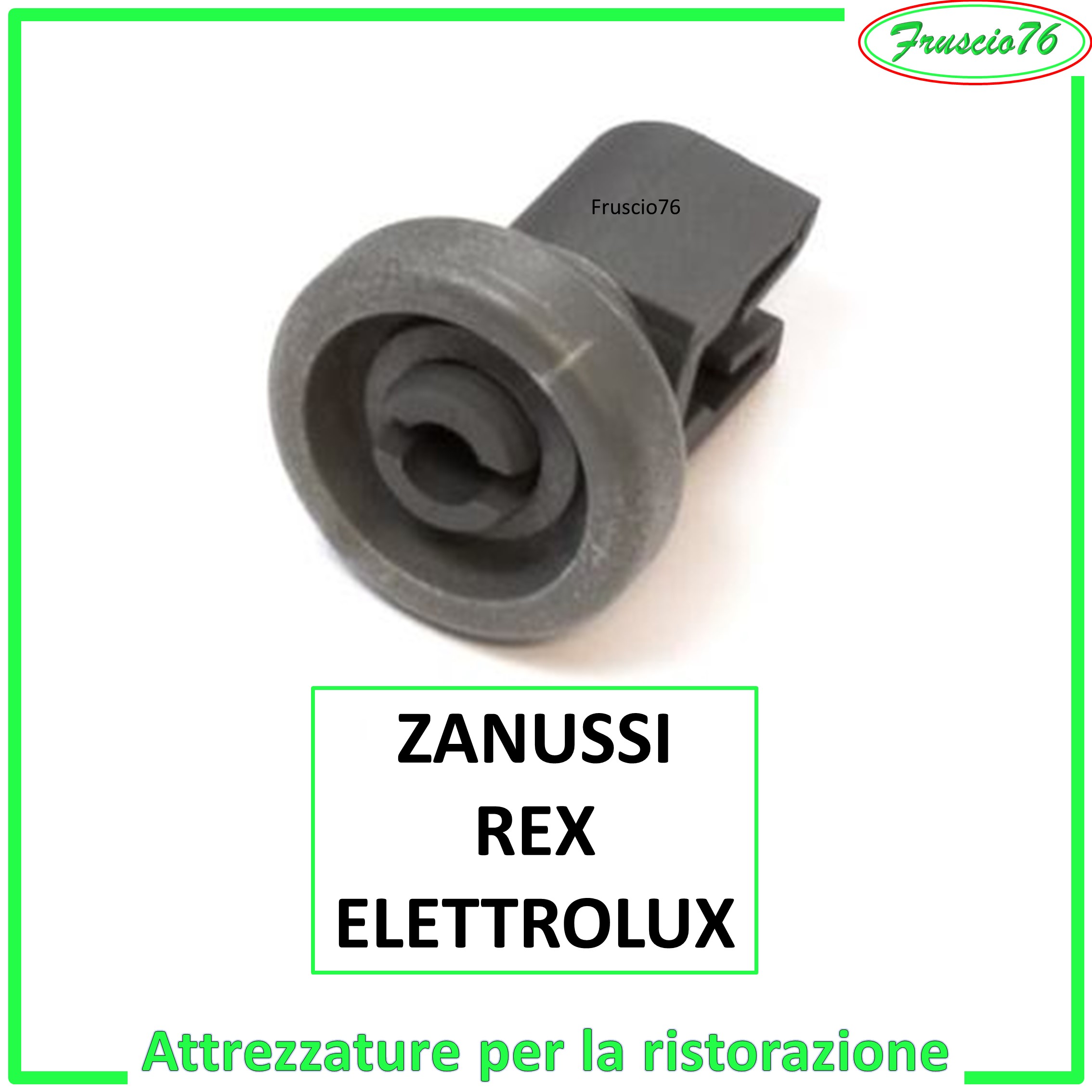 Ruota Per Cestello Superiore Lavastoviglie Rex Electrolux - Ricambio Originale 50266933006ZN
