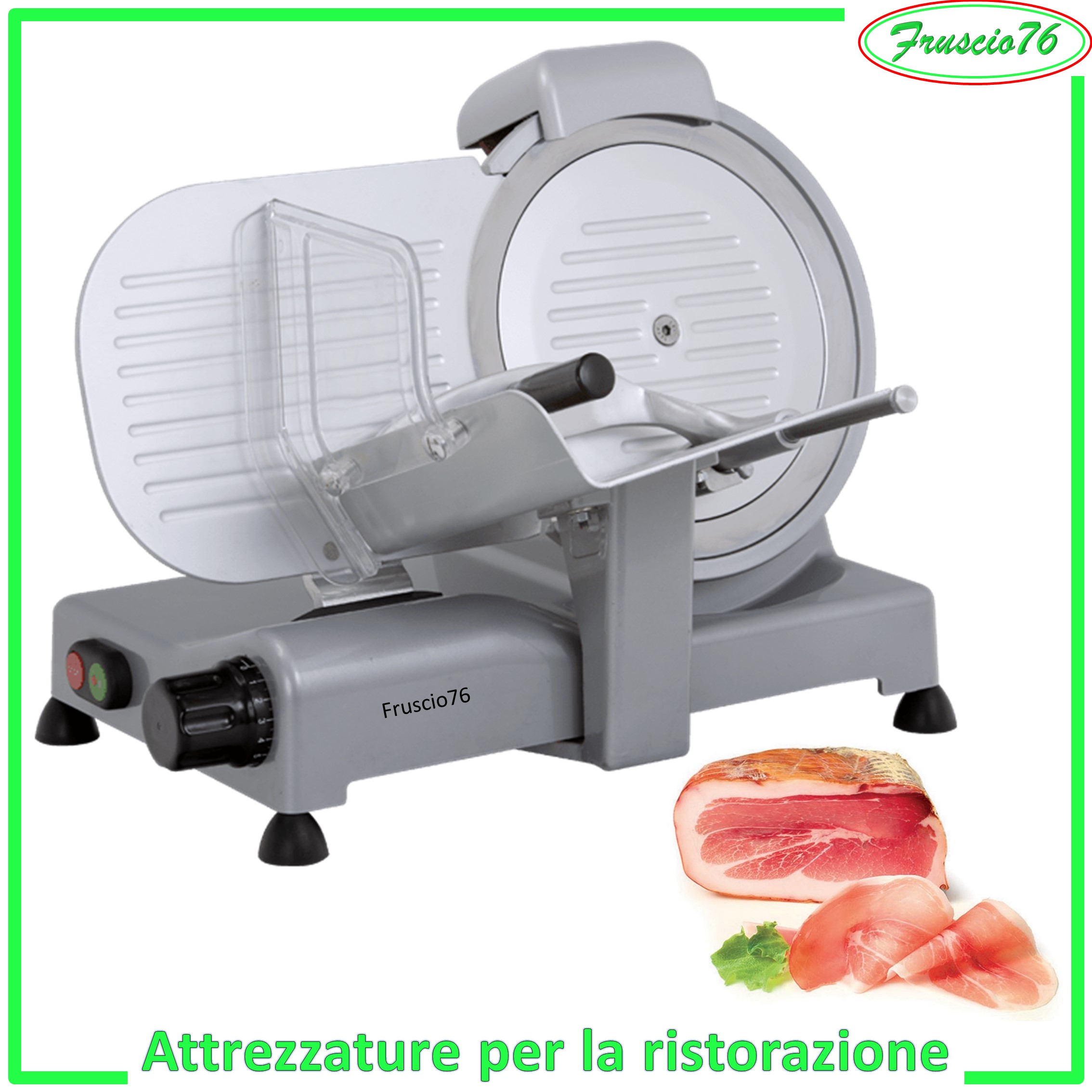 AFFETTATRICE RGV 25 LUSSO LAMA 250 SALUMIERE PROFESSIONALE MADE IN ITALY