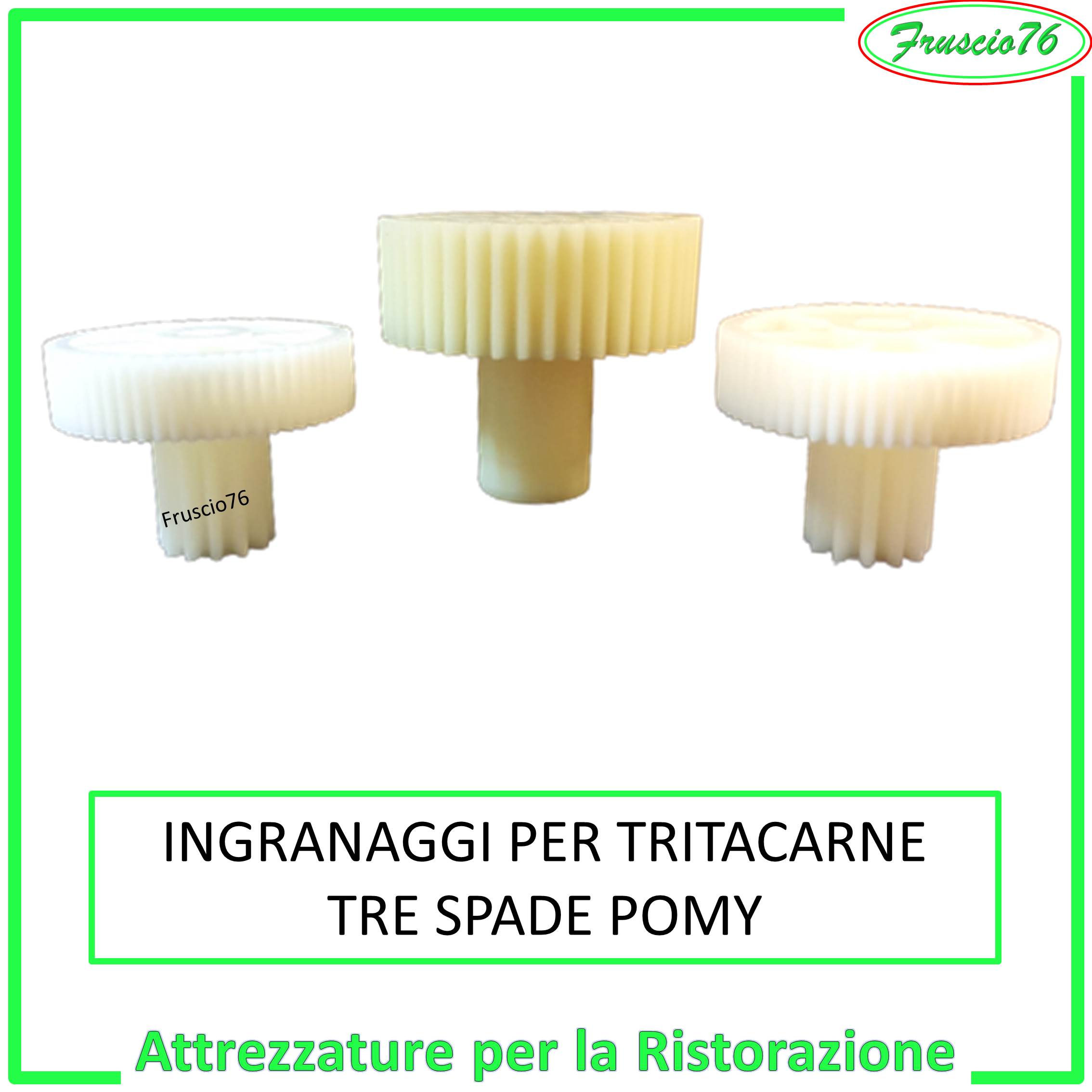 Ingranaggi Di Ricambio Per Tritacarne - 3 Pezzi In Plastica (Europa
