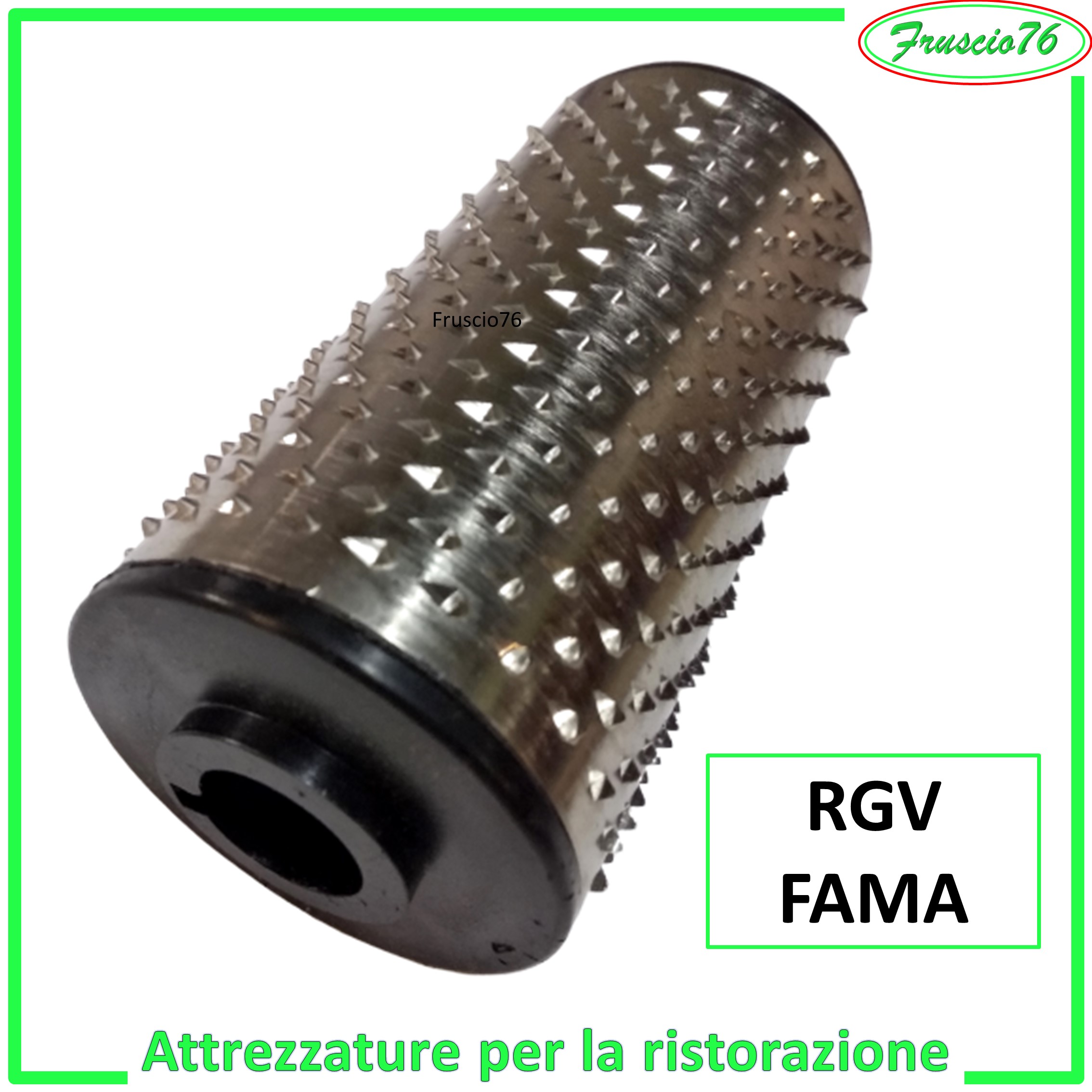 Rullo di ricambio per grattugia RGV modello VIP 8G/07 - Bandi Srl